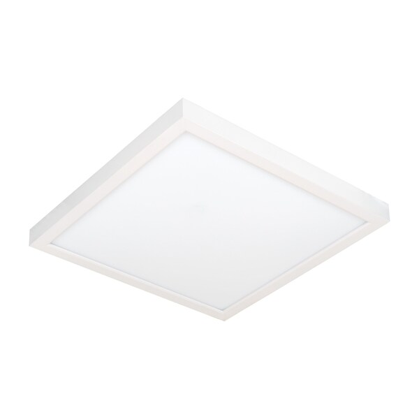 Jesco Flush Mount LED 12 Square Alum Slim Trim 22W 3CCT 90CRI WH CM409RA-12S-120V-SW3-WH - main